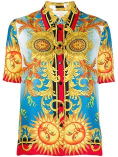 Versace рубашка с узором