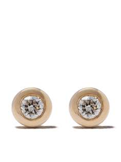 Astley Clarke золотые серьги-гвоздики Icon Nova с бриллиантами