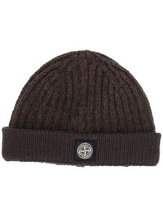 Stone Island knitted beanie hat