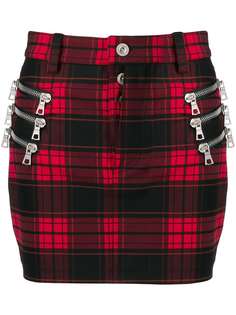 UNRAVEL PROJECT клетчатая юбка облегающего кроя