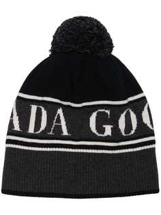 Canada Goose шапка бини Pom Toque с логотипом