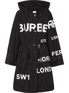 Burberry парка с принтом Horseferry