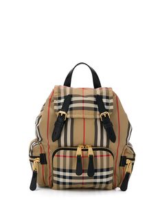 Burberry маленький рюкзак в клетку Vintage Check
