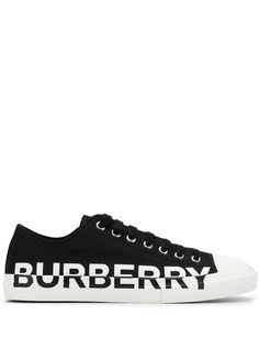 Burberry кеды с логотипом