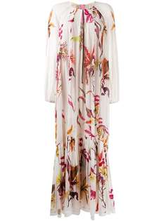 Dorothee Schumacher платье макси с цветочным принтом