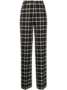 Markus Lupfer MARLEY WOOL PLAID TROUSERS