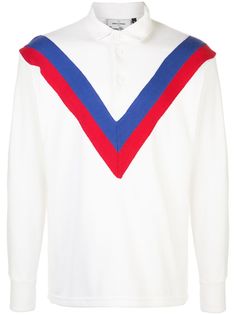 ROWING BLAZERS Great Britain Rugby striped polo shirt