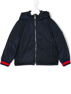 Gucci Kids двухсторонняя куртка с капюшоном