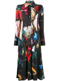 Paul Smith платье-рубашка с цветочным принтом