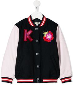 Kenzo Kids куртка-бомбер с вышивкой Japanese Dragon