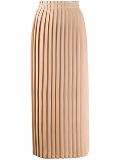 MM6 Maison Margiela длинная плиссированная юбка