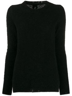 Thom Krom джемпер с эффектом потертости