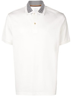 Paul Smith рубашка-поло с воротником в полоску