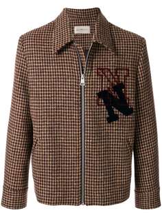 Necessity Sense Seth Varsity Jacket Chameleon Tweed