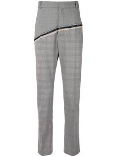 Cmmn Swdn Dangelo Trousers W/ Raw Panel Detail Houndstooth Check