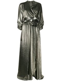 Maria Lucia Hohan Kamelia velvet evening dress