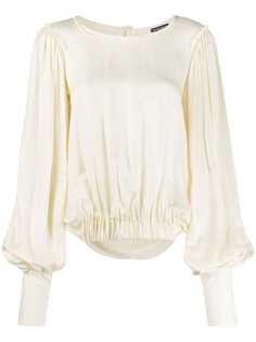 Ann Demeulemeester блузка с эластичным поясом