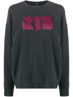 R13 толстовка с печатью логотипа