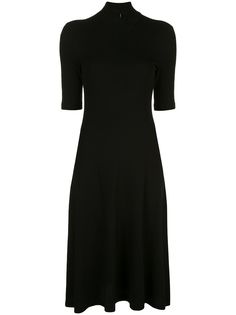 Rosetta Getty платье мини с высоким воротником на молнии