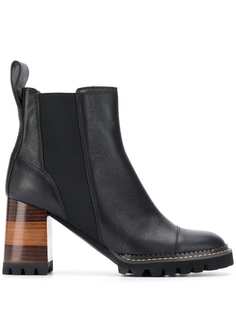 See by Chloé ботинки Eileen на блочном каблуке