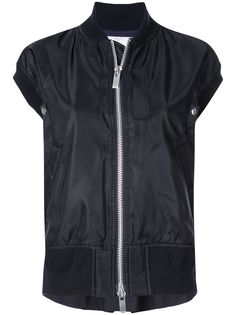 Sacai куртка-бомбер без рукавов