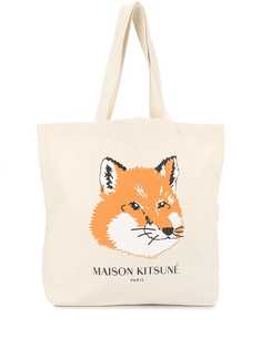 Maison Kitsuné сумка-тоут с логотипом