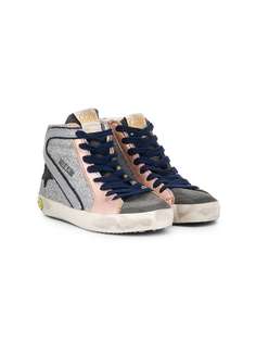 Golden Goose Kids embellished high top sneakers