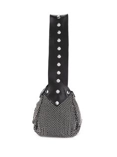 Christopher Kane сетчатая мини-сумка с кристаллами