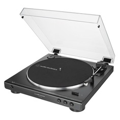 Виниловый проигрыватель Audio-Technica AT-LP60XUSB, полностью автоматический, серебристый [80000385]