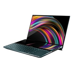Ноутбук ASUS ZenBook Pro Duo UX581GV-H2002R, 15.6", Intel Core i7 9750H 2.6ГГц, 16Гб, 1Тб SSD, nVidia GeForce RTX 2060 - 6144 Мб, Windows 10 Professional, 90NB0NG1-M01640, темно-синий