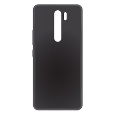 Чехол (клип-кейс) BORASCO для Xiaomi Redmi 8A, черный (матовый) [37927]