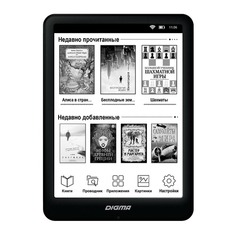 Электронная книга DIGMA X600, 6", черный