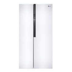 Холодильник LG GC-B247JVUV, двухкамерный, белый/черный