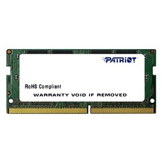 Модуль памяти Patriot Signature PSD44G240081S DDR4 - 4ГБ 2400, SO-DIMM, Ret Патриот