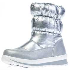 Сапоги Котофей, цвет: серебряный