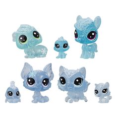 Игровой набор Littlest Pet Shop Холодное царство 7 петов голубой