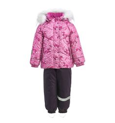 Комплект куртка/полукомбинезон Kisu, цвет: фуксия/розовый
