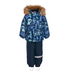 Комплект куртка/полукомбинезон Kisu, цвет: синий/голубой