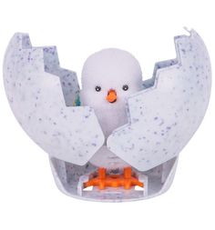 Интерактивная игрушка Moose Цыпленок в яйце, цвет: голубой