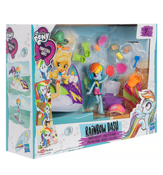 Игровой набор Equestria Girls Rainbow Dash Sporty Beach Set 12 см
