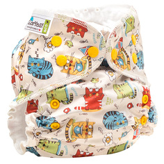 Подгузник GlorYes Котята + два вкладыша (3-18 кг) 1 шт.