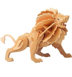 Сборная деревянная модель Wooden Toys Лев