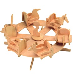 Деревянный конструктор Wooden Toys Карусель