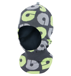 Шапка-шлем Artel, цвет: серый/салатовый