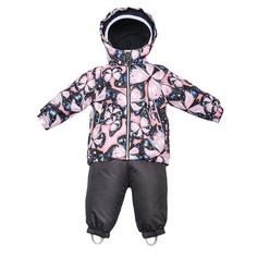 Комплект куртка/полукомбинезон Artel Таун, цвет: розовый/синий