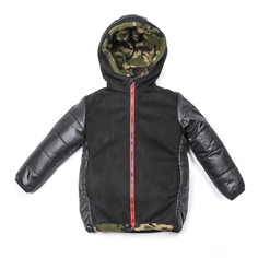 Куртка Artel Роу, цвет: черный/хаки