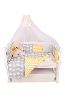 Комплект в кроватку, 15 предм AMAROBABY