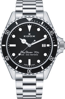 Швейцарские мужские часы в коллекции Skydiver Мужские часы Edox 53017-3NMNI