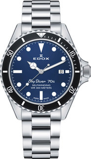 Швейцарские мужские часы в коллекции Skydiver Мужские часы Edox 80112-3NMBUI