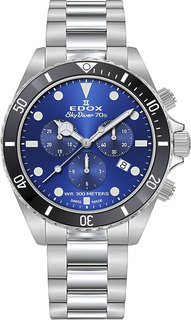 Швейцарские мужские часы в коллекции Skydiver Мужские часы Edox 10238-3NMBUI